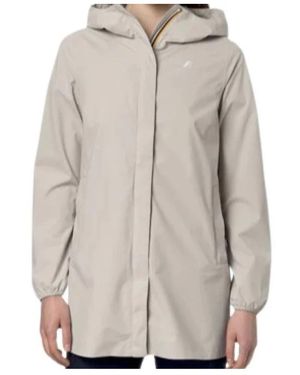K-Way Sophie Stretch Dot Jacket - Grijs