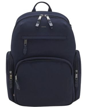 BOSS Tassen ,Blauw ,Leer Highway Tc Rugzak