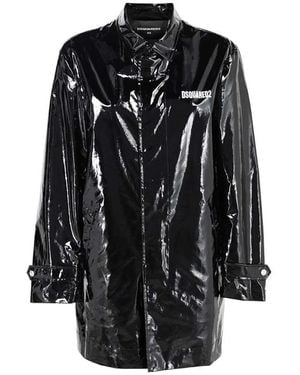 DSquared² Niagara Falls Trench Coat - Zwart