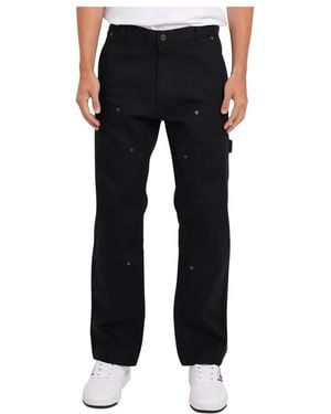 HUGO Straight Trousers - Negro