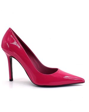 Eddy Daniele Schoenen ,Roze ,Leer Pumps