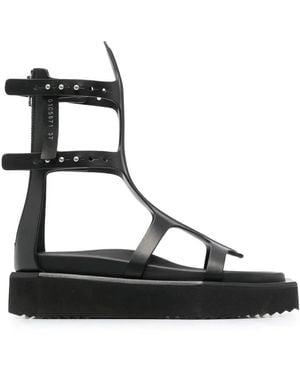 Rick Owens Flat Sandals - Zwart