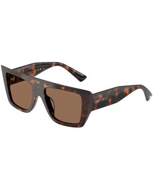 Jimmy Choo Chique Bruine Zonnebril Jc5026U Stijl