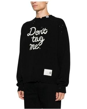 Maison Mihara Yasuhiro Round-Neck Knitwear - Nero