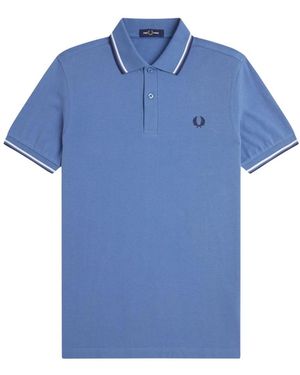 Fred Perry Polo Shirts - Blue
