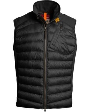 Parajumpers Jassen ,Zwart ,Polyester Dons- En Softshell Bodywarmer