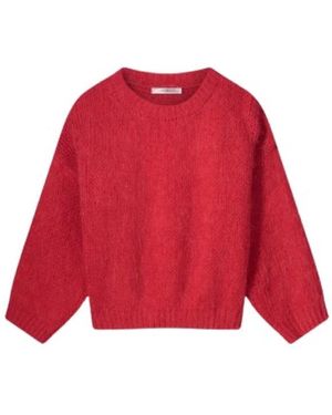 Summum Round-Neck Knitwear - Rojo