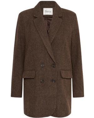 My Essential Wardrobe Blazers - Brown