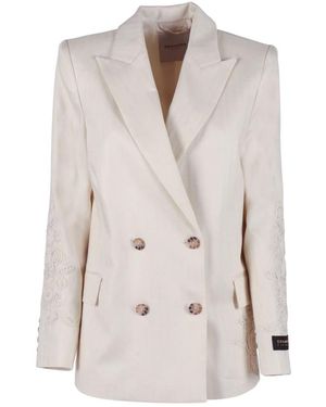 Ermanno Scervino Giacca Doppiopetto - Naturel