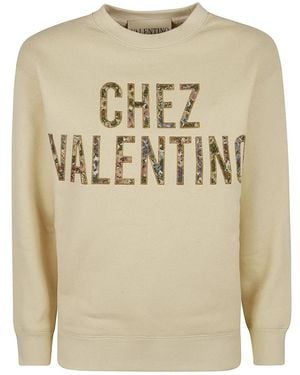 Valentino Garavani Sweatshirts - Natural