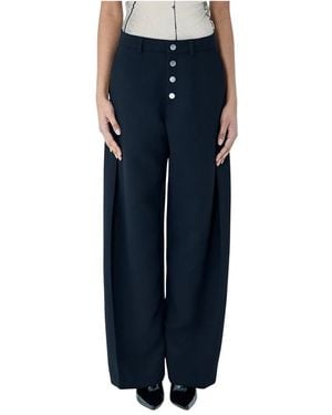Jean Paul Gaultier Wide Trousers - Blue