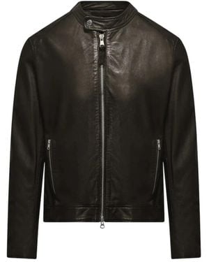 Bomboogie Leather Jackets - Black