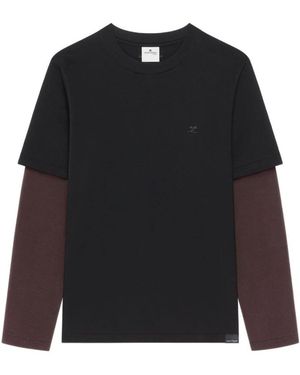 Courreges Tops ,Zwart ,Long Sleeve Tops