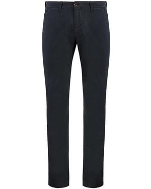 Moorer Slim-Fit Trousers - Blue