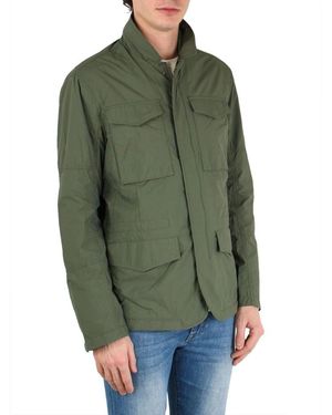 Save The Duck Umweltfreundliche Wasserdichte Jacke Für Männer - Grün