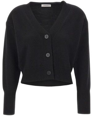 Kangra Truien & Vesten ,Zwart ,Wol Wol En Kasjmier Vest