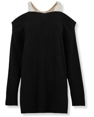 GIUSEPPE DI MORABITO Mini-Kleid Relaxed - Schwarz