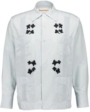 BAZISZT Casual Shirts - Grey