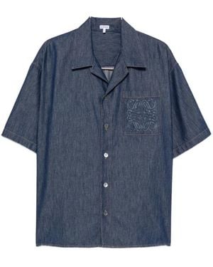Loewe Denim Shirts - Blue