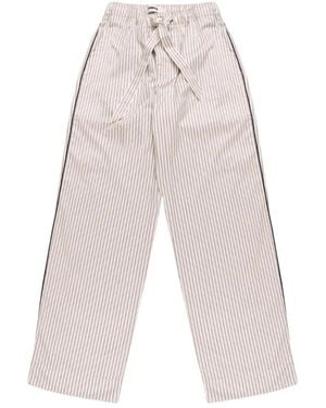 Tekla Straight Trousers - Gris
