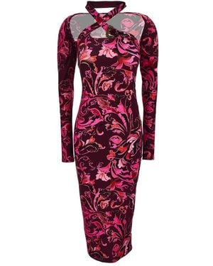 Versace Jeans Couture Midi Dresses - Rojo
