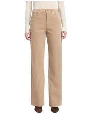7 For All Mankind Straight Trousers - Natural