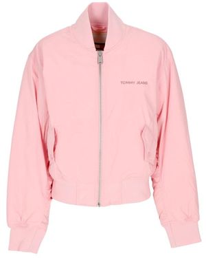 Tommy Hilfiger Bomber Jackets - Pink