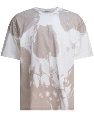 McQueen Katoenen T-Shirt Met Schedelprint - Naturel
