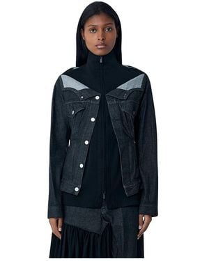 Yohji Yamamoto Denim Jackets - Azul