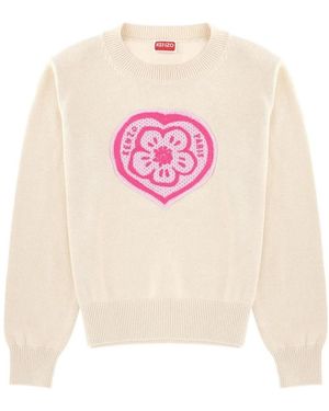 KENZO Boke Hart Trui - Roze