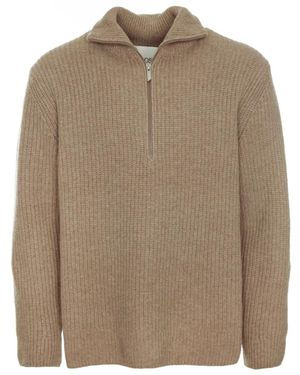 Closed Reißverschluss-strickpullover - Natur