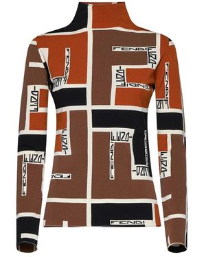 Fendi Turtlenecks - Brown