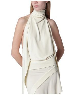 Francesco Murano Sleeveless Tops - Natural
