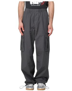 Brain Dead Bequeme Elastische Taille Casual Hose - Grau
