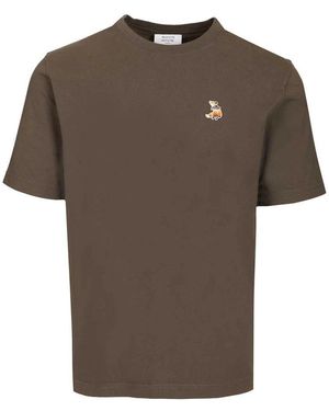 Maison Kitsuné T-Shirts - Brown