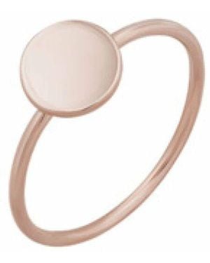 Caï Boho-Stil Sterling Silber Roségold Ring - Weiß