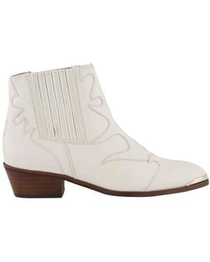 Toral Cowboy Boots - Bianco