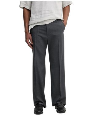 Bluemarble Straight Leg Hosen - Grau