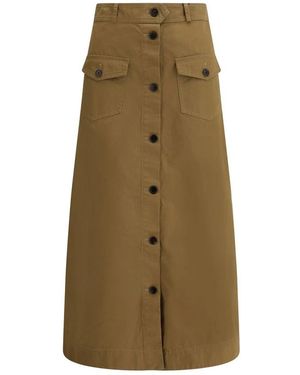 Saint Laurent Midi Skirts - Groen