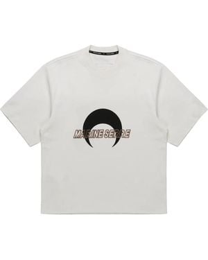 Marine Serre T-Shirts - Blanc