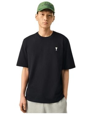 Ami Paris T-Shirts - Negro