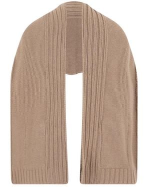 Moorer Scarfpocket Gestrickter Schal - Natur