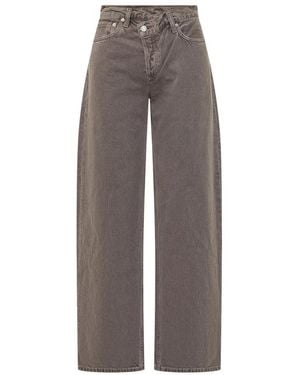 Agolde Wide Jeans - Grigio