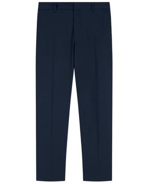 ARMANI EXCHANGE Klassische Comfort Baumwoll-Twill-Hose - Blau