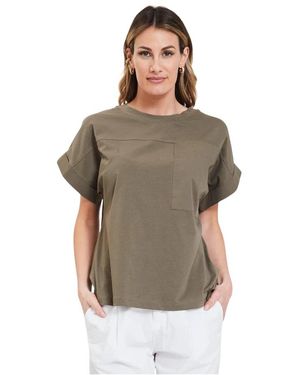 Alpha Studio T-Shirts - Marrone