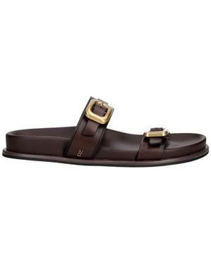 Nokwol Schoenen ,Bruin ,Wol Zaz Slip-On Sandal