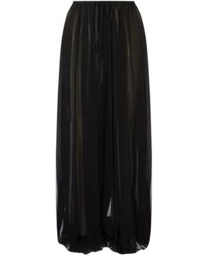 GIUSEPPE DI MORABITO Wide Trousers - Black