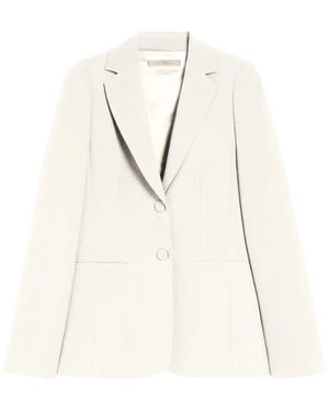 Pennyblack Ivory Monopetto Jacke Agnese Aus Cady - Weiß