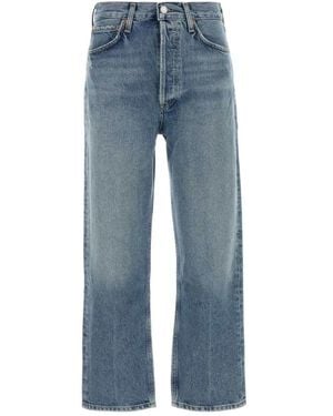 Agolde Cropped Jeans - Blue