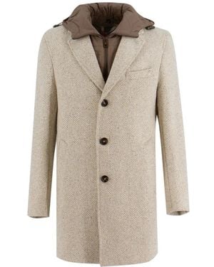 KIRED Single-Breasted Coats - Natural